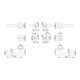Hoppe Rosettengrt.Paris 138L/42KV/42KVS Alu.F1 rd.SK/OL DIN L/R DIN D/D-3