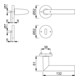 Hoppe Rosettengrt.Stock.1140/42KV/42KVS Alu.F1 rd.OB DIN L/R D/D-2