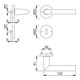Hoppe Rosettengrt.Stock.1140/42KV/42KVS Alu.F1 rd.OB DIN L/R D/D/D-4