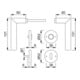 Hoppe Rosettengrt.Stock.E1140Z/42KV/42KVS VA F69 OB DIN L/R-2