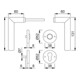 Hoppe Rosettengrt.Stock.E1140Z/42KV/42KVS VA F69 rd.PZ DIN L/R D/D-2