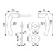 Hoppe Rosettengrt.Tro.E1430Z/42KV/42KVS VA F69 rd.OB DIN L/R D/D-2