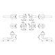 Hoppe Rosettengrt.Verona M151/42KV/42KVS MS F71 rd.SK/OL DIN L/R DIN D/D-3