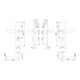 Hoppe Schutzgarnitur Ams.E1400Z/3332ZA/3310 VA F69 72mm 42-47mm-2