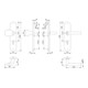 Hoppe Schutzgarnitur Ams.E86G/3331/3310/1400Z VA F69 72mm 42-47mm-2