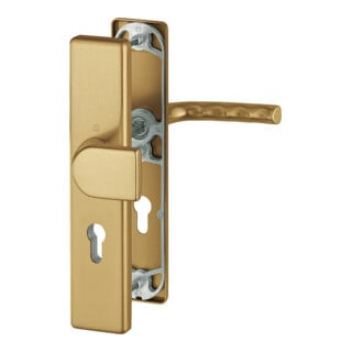 Hoppe Schutzgarnitur Birm.78G/2221A/2440/1117 Alu.F4 72mm 37-42mm