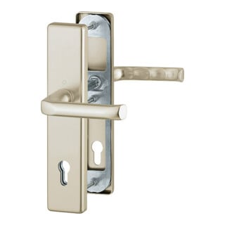 Hoppe Schutzgarnitur London 113/2221/2410 Alu.F2 92mm 66-71mm