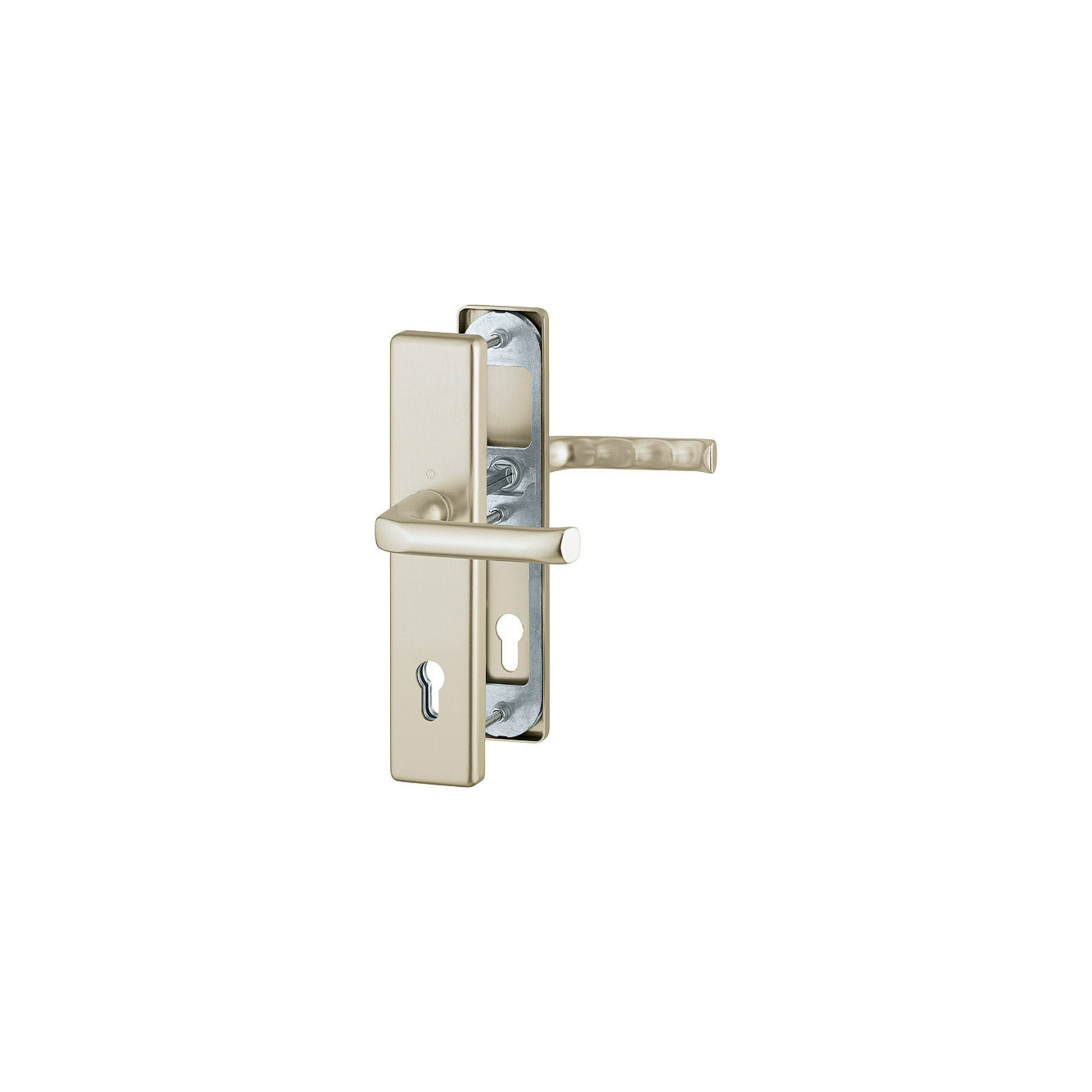Hoppe Schutzgarnitur London 113/2221/2410 Alu.F2 92mm 66-71mm