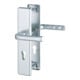 Hoppe Schutzgarnitur London 113/2221A/2440 Alu.F1 72mm 37-42mm-1