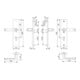 Hoppe Schutzgarnitur London 113/2221A/2440 Alu.F1 72mm 37-42mm-3