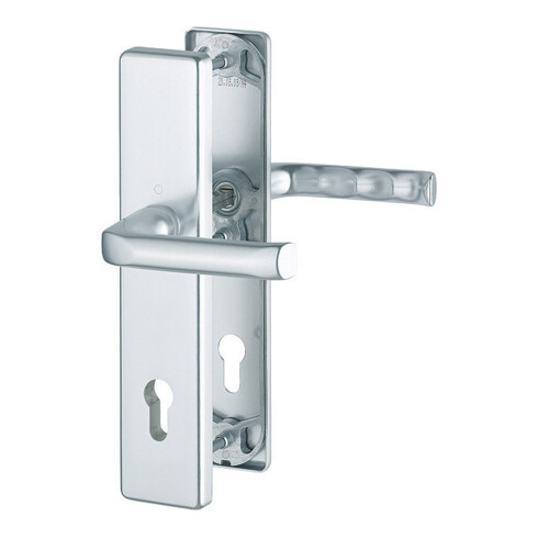 Hoppe Schutzgarnitur London 113/2221A/2440 Alu. F1 92mm 67-72mm