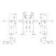 Hoppe Schutzgarnitur London 113/2221A/2440 Alu. F1 92mm 67-72mm-3