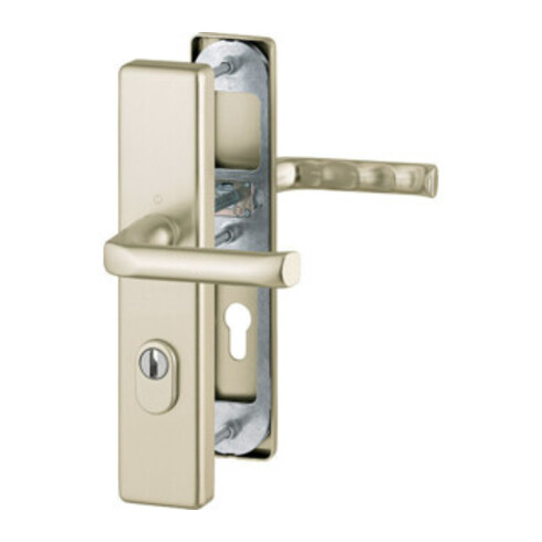 Hoppe Schutzgarnitur London 113/2222ZA/2210 Alu.F2 72mm 42-47mm