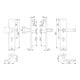 Hoppe Schutzgarnitur London 61G/2221/2210/113 Alu.F1 92mm 67-72mm