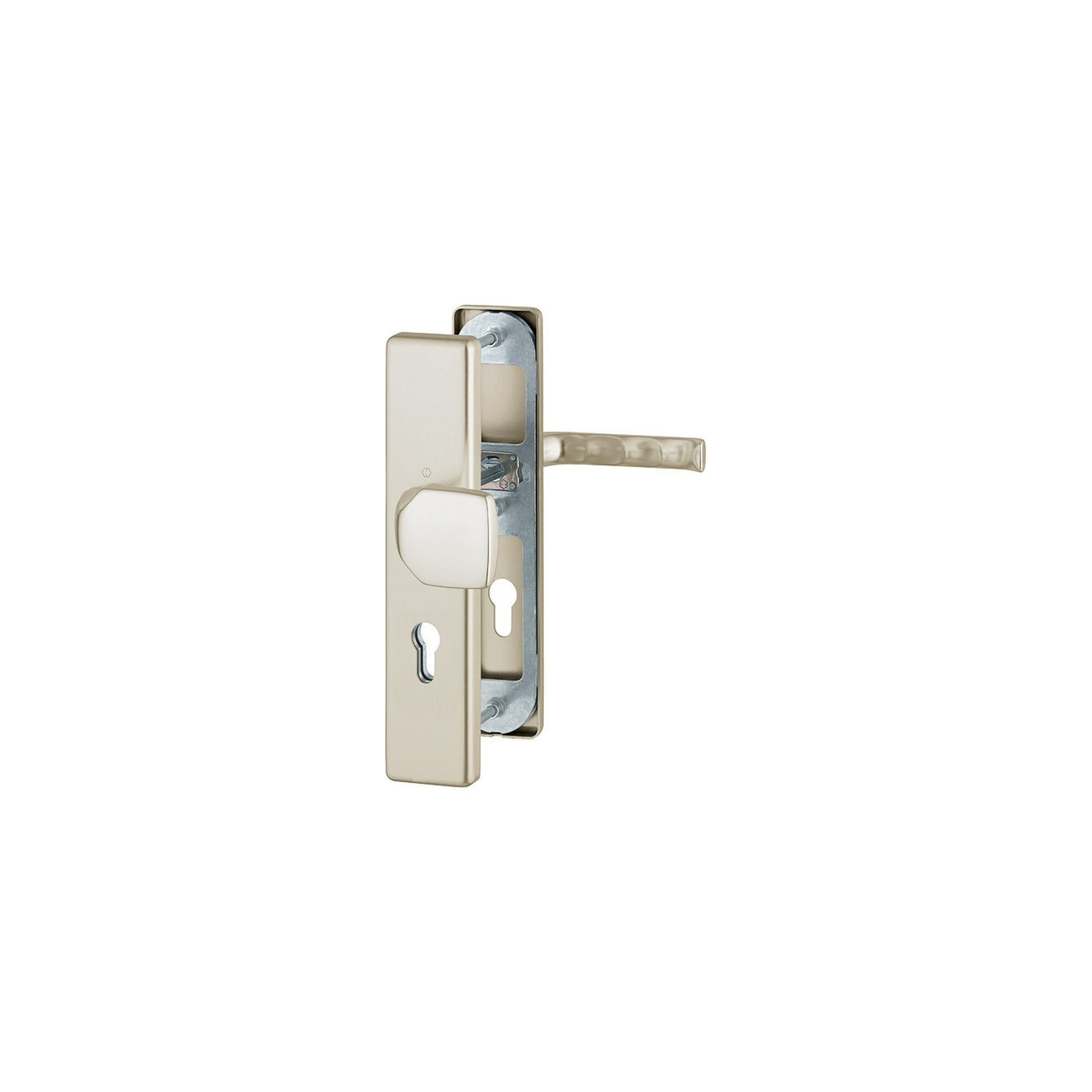 Hoppe Schutzgarnitur London 61G/2221/2210/113 Alu.F2 72mm 42-47mm