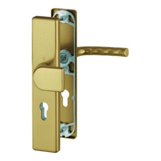 Hoppe Schutzgarnitur London 78G/2221A/2440/113 Alu.F1 72mm 37-42mm