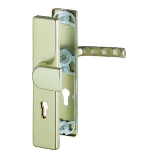 Hoppe Schutzgarnitur London 78G/2221A/2440/113 Alu.F2 72mm 37-42mm