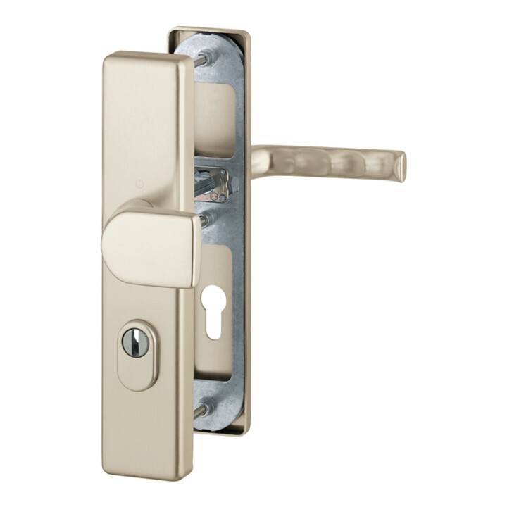 Hoppe Schutzgarnitur London 78G/2222ZA/2410/113 Alu.F2 72mm 41-46mm