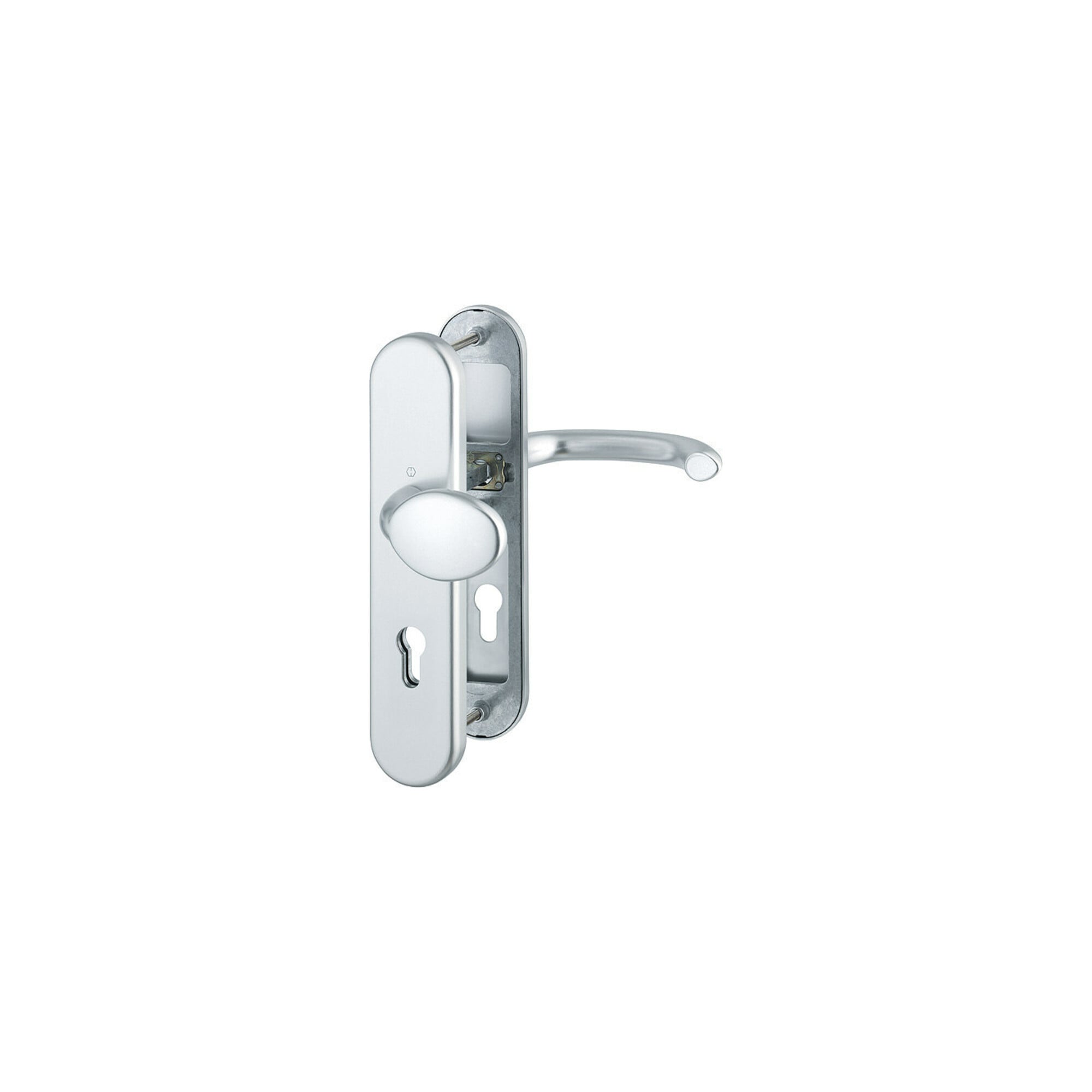 Hoppe Schutzgarnitur Mar.76G/3331/3410/1138 Alu.F1 72mm 41-46mm
