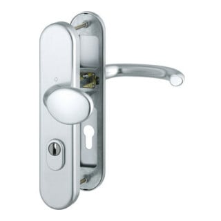 Hoppe Schutzgarnitur Mar.76G/3332ZA/3410/1138 Alu.F1 72mm 42-47mm