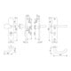 Hoppe Schutzgarnitur Mar.76G/3332ZA/3410/1138 Alu.F1 92mm 67-72mm