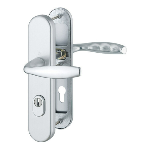 Hoppe Schutzgarnitur NY 1810H/3332ZA/3410 Alu.F1 72mm 42-47mm