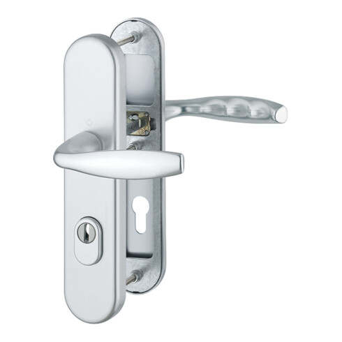 Hoppe Schutzgarnitur NY 1810H/3332ZA/3410 Alu.F1 72mm 42-47mm