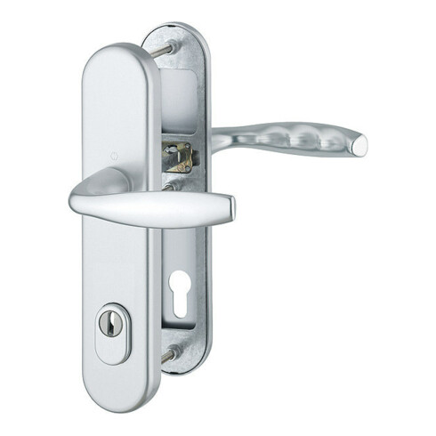 Hoppe Schutzgarnitur NY 1810H/3332ZA/3410 Alu.F1 92mm 67-72mm