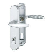 Hoppe Schutzgarnitur NY 1810H/3332ZA/3410 Alu.F1 92mm 67-72mm