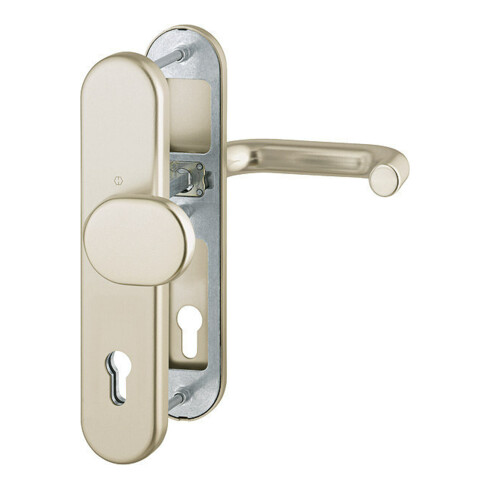 Hoppe Schutzgarnitur Paris 86G/3331/3310/138 Alu.F2 92mm 67-72mm