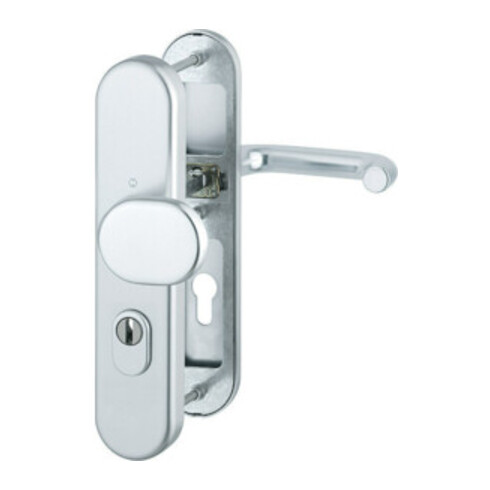 Hoppe Schutzgarnitur Paris 86G/3332ZA/3310/138L Alu.F1 72mm 42-47mm