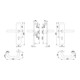 Hoppe Schutzgarnitur Paris E138Z/3331/3310 VA F69 92mm 67-72mm-4