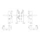 Hoppe Schutzgarnitur Paris E138Z/3332ZA/3310 VA F69 72mm 42-47mm