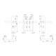 Hoppe Schutzgarnitur Paris E138Z/3332ZA/3310 VA F69 92mm 67-72mm-2