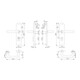 Hoppe Schutzgarnitur Paris E138Z/3332ZA/3310 VA F69 92mm 67-72mm