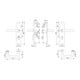 Hoppe Schutzgarnitur Paris E138Z/3332ZA/3310 VA F69 92mm 67-72mm