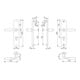 Hoppe Schutzgarnitur Pisa M151/361A/360 MS F77-R 92mm 67-72mm