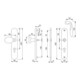 Hoppe Schutzgarnitur Pisa M76G/361A/360/151 MS F77-R 72mm 37-42mm