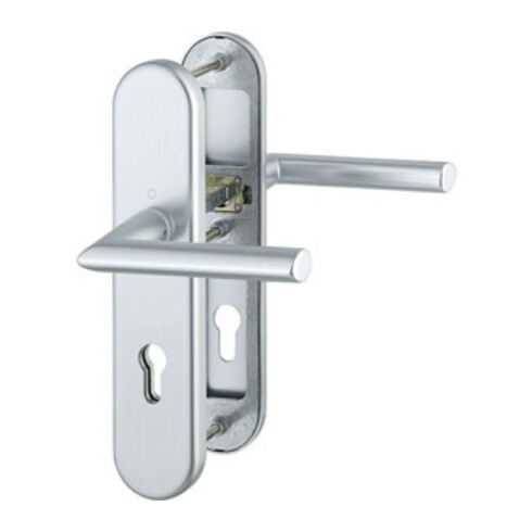 Hoppe Schutzgarnitur Stock.1140/3331/3410 Alu.F1 72mm 42-47mm