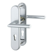 Hoppe Schutzgarnitur Stock.1140/3331/3410 Alu.F1 72mm 42-47mm