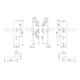 Hoppe Schutzgarnitur Stock.1140/3331/3410 Alu.F1 72mm 42-47mm