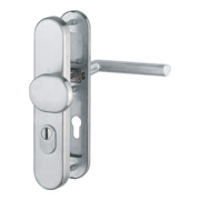 Hoppe Schutz-Wechselgarnitur Stockholm mit Zylinderabdeckung Edelstahl