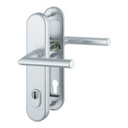 Hoppe Schutzgarnitur Stockholm 1140/3332ZA/3410 Alu. F1 92mm 67-72mm