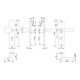 Hoppe Schutzgarnitur Utrecht E86G/3331A/3440/1444Z VA F69 72mm 37-42mm-3
