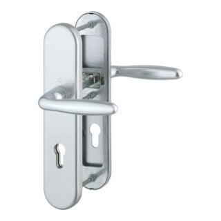 Hoppe Schutzgarnitur Verona 1510/3331/3310 Alu.F1 72mm 42-47mm