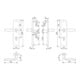 Hoppe Schutzgarnitur Verona 1510/3331/3310 Alu.F1 72mm 42-47mm