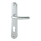 Hoppe set d'assiettes longues Tôkyô 1710/273P aluminium. F1 PZ 72mm DIN L/R-1