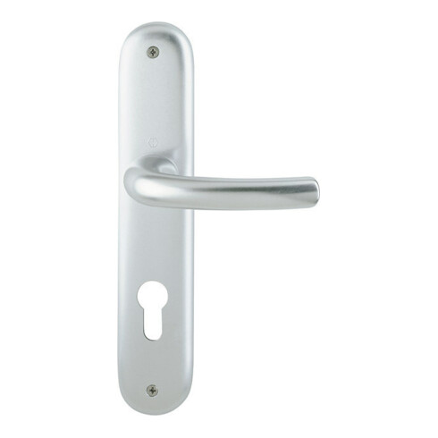 Hoppe set d'assiettes longues Tôkyô 1710/273P aluminium. F1 PZ 72mm DIN L/R