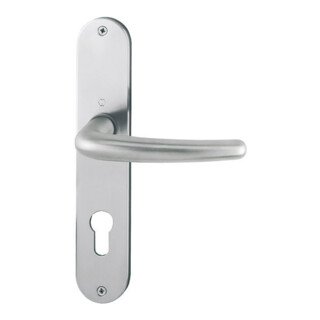 Hoppe set de plaques longues Denver E1310Z/302 VA F69 PZ 72mm DIN L/R