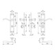 Hoppe set de plateaux longs Almeria M166SN/2700 MS F71 Bad SK/OL 78mm DIN L